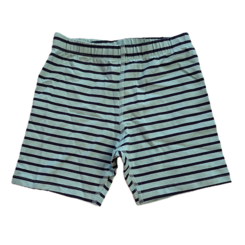 Mightly Girls Aqua Stripe Shorts size: 6-14 Years